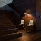 Vibia Mayfair LED Floor Lamp Steel 5515 Gold