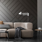 White Fritz Hansen Kaiser Idell 6718-W Scissor Wall