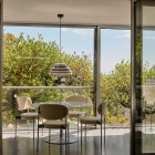 Verpan Hive Pendant Aluminium in Dining Area