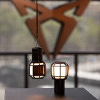 Marset Chispa Outdoor LED Portable Table Lamp Lifestyle In Situ