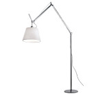 Artemide Tolomeo Mega Floor Lamp 42 Aluminium Parchment