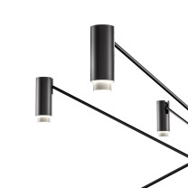 Marset The W LED Suspension Black Ivory Close Up