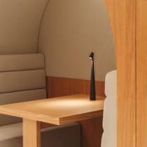 Brown Vibia Africa LED Portable Table Lamp