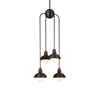 Bert Frank Eos Pendant Drop 4 Dual Dark Bronze