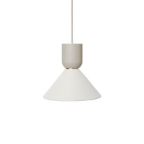 Ferm Living Collect Bell Socket Pendant Bell Grey White