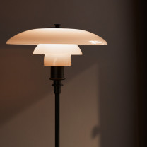 Louis Poulsen PH 3/2 Dusty Terracotta Limited Edition Table Lamp Lifestyle Shade