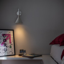 Foscarini Aplomb Mini Wall Light Lifestyle Bedroom 3