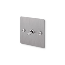 Buster + Punch 1G Toggle Switch - Cross, Steel