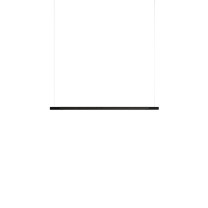 Hollis + Morris Bennington LED Horizontal Pendant - 5ft, Black Oak