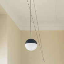 Black Flos String Light Sphere LED Pendant