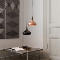 P1 Black and Copper Fritz Hansen Orient Pendants