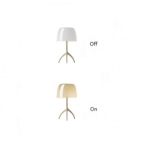 Foscarini Lumiere Table Lamp - Small, Warm White / Champagne