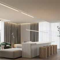 Panzeri Brooklyn Line LED Suspension Lifestyle Living Room