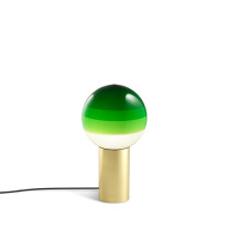 Marset Dipping Light LED Table Lamp S Green Brass