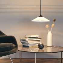 Artemide Orsa Pendant Above Coffee Table