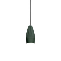 Marset Pleat Box 13 LED Pendant Dark Green White