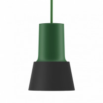 Zero Compose Pendant with Metal Shade Small Green Black