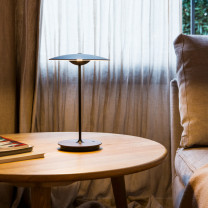 Marset Ginger 20 M LED Portable Table Lamp Lifestyle Side Table