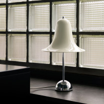 Verpan Pantop 23 Table Lamp Lifestyle Glass Wall