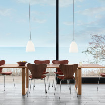 Fritz Hansen Caravaggio Opal Glass Pendants