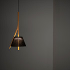 a-emotional light Cambo LED Pendant black on dark background