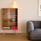 HAY Parade LED Table Lamp Shell White in Living Room