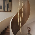 Lee Broom Hail LED Pendants in Stairwell