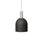 Ferm Living Collect Low Socket Pendant Bell Grey Black