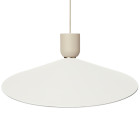 Ferm Living Collect Bell Socket Pendant Angle Cashmere White