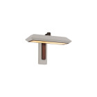 Bert Frank Rinato LED Single Wall Light Dark Bronze White
