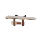 Bert Frank Rinato LED Long Wall Light Dark Bronze White