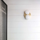 SkLO Dot 2x Wall/Ceiling Light - White/ White on Wall