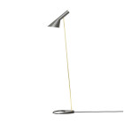 Louis Poulsen AJ Floor Lamp Grey/Brass