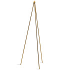 Northern Oslo Wood Floor Lamp Gold Base
