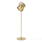 Gubi Multi-Lite Floor Lamp Brass Brass Side On