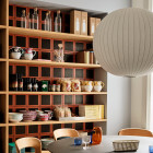 HAY Nelson Ball Bubble Pendant Above Dining Table