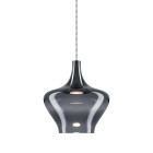 Lodes Nostalgia LED Pendant - Glossy Smoke, Medium