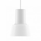 Zero Compose Pendant with Glass Shade White White