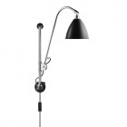 Gubi Bestlite BL5 Wall Light Chrome Matt Black