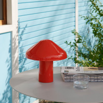 HAY Pao Portable Table Lamp Red Outdoors