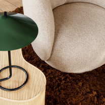 Ferm Living Filo Table Lamp Black/Dark Olive