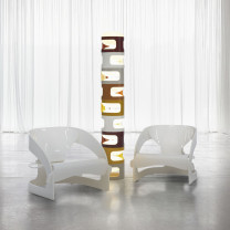 Kartell KD28 Table Lamp Lifestyle Stacked