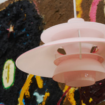 Louis Poulsen PH 5 320 Opal Pendant - Rose Details