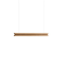 Hollis + Morris Beaufort M2 Horizontal LED Pendant - 42, Natural Oak
