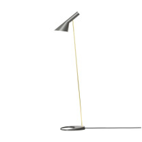 Louis Poulsen AJ Floor Lamp Grey/Brass