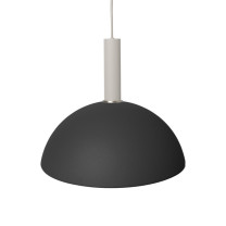 Ferm Living Collect High Socket Pendant Dome Grey Black