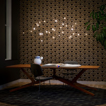 Moooi Flock of Light LED Suspension Above Desk