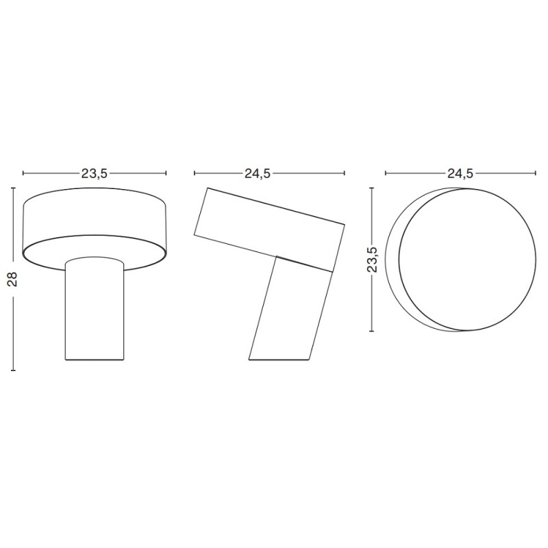 HAY Slant Table Light Specification 
