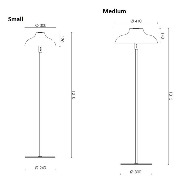 RUBN Bolero LED Floor Lamp Specification
