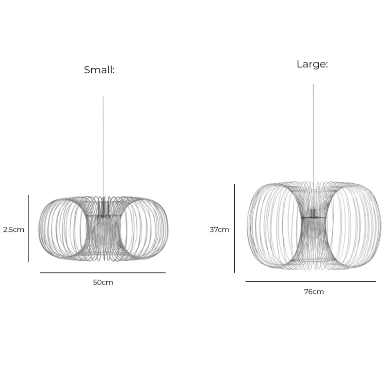 Specification Image for Normann Copenhagen Coil Pendant Light